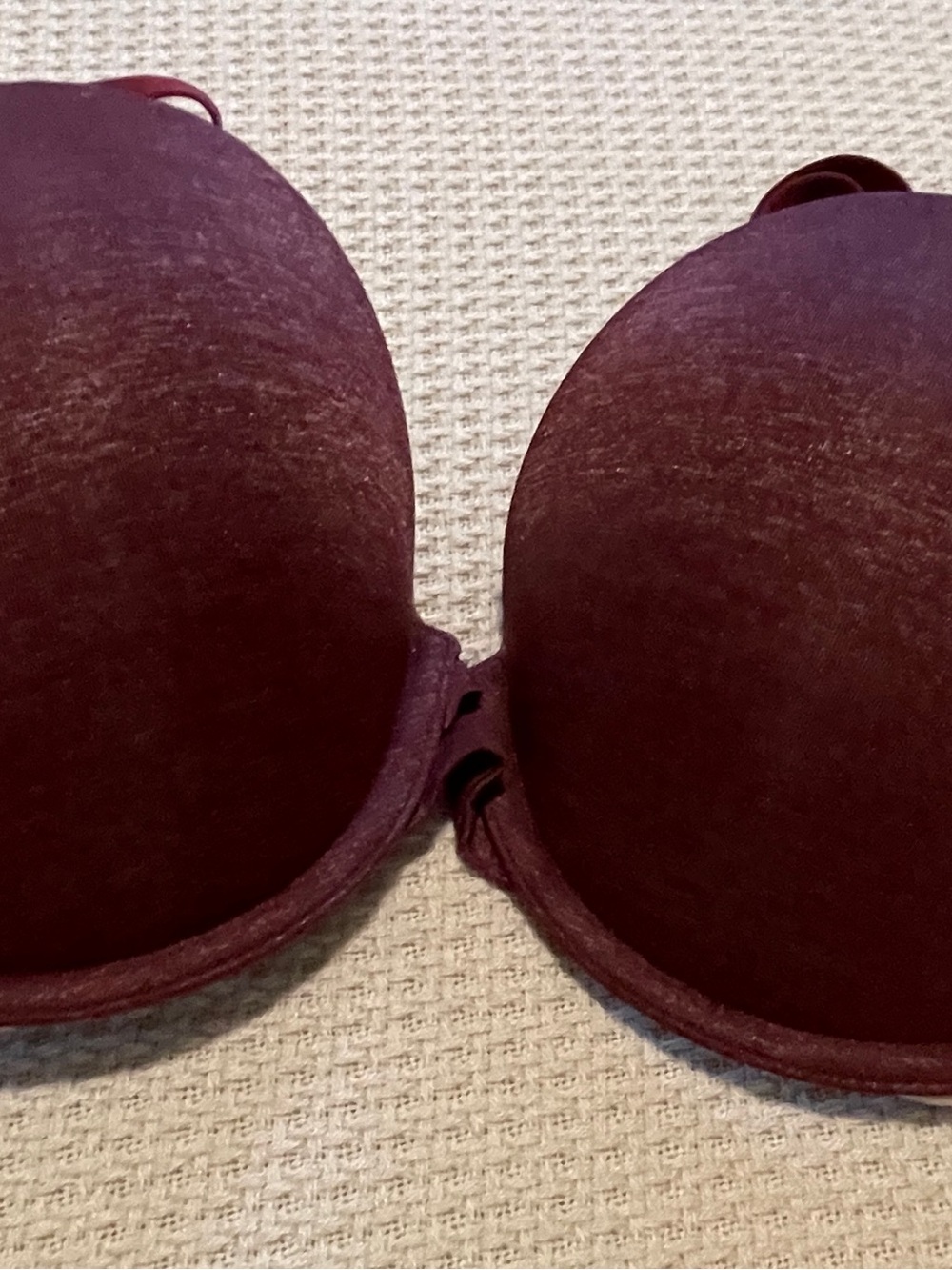 Victoria's Secret Plunge Bra in Burgundy Wine